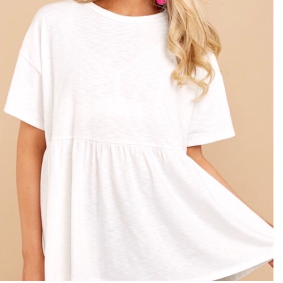 chris and carol peplum top